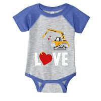 Loads Of Love Meaningful Gift For Construction Truck Lover Cute Gift Infant Baby Jersey Bodysuit