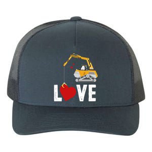 Loads Of Love Meaningful Gift For Construction Truck Lover Cute Gift Yupoong Adult 5-Panel Trucker Hat