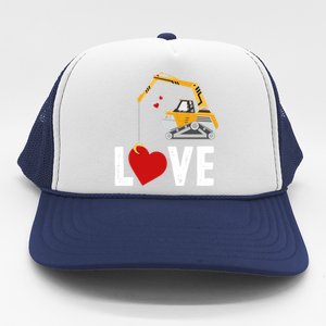 Loads Of Love Meaningful Gift For Construction Truck Lover Cute Gift Trucker Hat