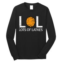 Lots Of Latkes Funny Jew Hanukkah Chanukah  Long Sleeve Shirt