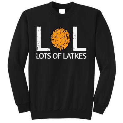 Lots Of Latkes Funny Jew Hanukkah Chanukah  Sweatshirt