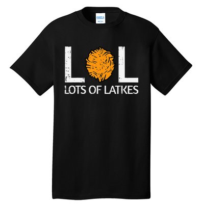 Lots Of Latkes Funny Jew Hanukkah Chanukah  Tall T-Shirt