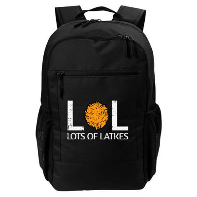 Lots Of Latkes Funny Jew Hanukkah Chanukah  Daily Commute Backpack