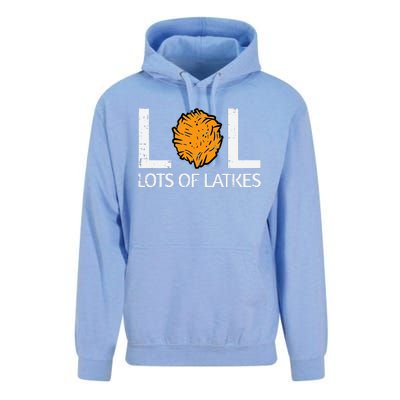 Lots Of Latkes Funny Jew Hanukkah Chanukah  Unisex Surf Hoodie