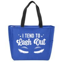 Lash Out Lash Tech Lash Technician Gift Zip Tote Bag