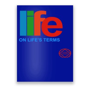 Life On Lifes Terms Narcotics Anonymous Funny Gift Meaningful Gift Na Aa Great Poster