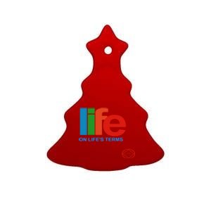 Life On Lifes Terms Narcotics Anonymous Funny Gift Meaningful Gift Na Aa Great Ceramic Tree Ornament