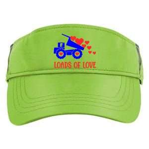 Loads Of Love Truck Driver Friend Friend Valentines Gift Adult Drive Performance Visor