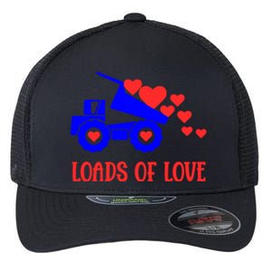 Loads Of Love Truck Driver Friend Friend Valentines Gift Flexfit Unipanel Trucker Cap