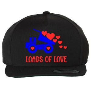 Loads Of Love Truck Driver Friend Friend Valentines Gift Wool Snapback Cap