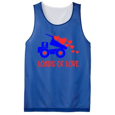 Loads Of Love Truck Driver Friend Friend Valentines Gift Mesh Reversible Basketball Jersey Tank