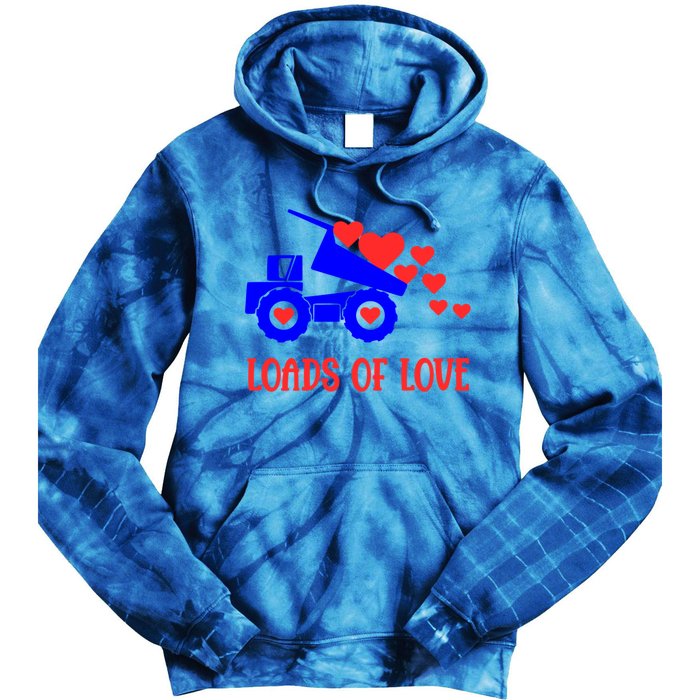 Loads Of Love Truck Driver Friend Friend Valentines Gift Tie Dye Hoodie