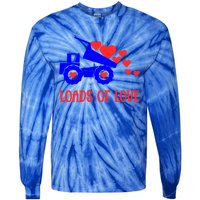 Loads Of Love Truck Driver Friend Friend Valentines Gift Tie-Dye Long Sleeve Shirt