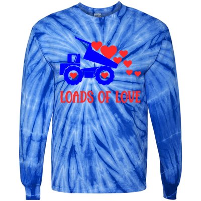 Loads Of Love Truck Driver Friend Friend Valentines Gift Tie-Dye Long Sleeve Shirt