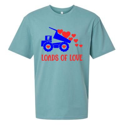 Loads Of Love Truck Driver Friend Friend Valentines Gift Sueded Cloud Jersey T-Shirt