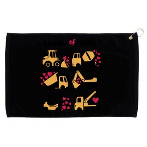 Loads Of Love Construction Trucks Valentine's Day Funny Gift Grommeted Golf Towel