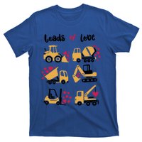 Loads Of Love Construction Trucks Valentine's Day Funny Gift T-Shirt