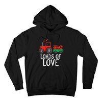 Loads Of Love Tractor Cute Valentines Day Hoodie