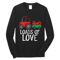 Loads Of Love Tractor Cute Valentines Day Long Sleeve Shirt