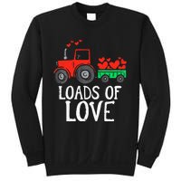 Loads Of Love Tractor Cute Valentines Day Sweatshirt