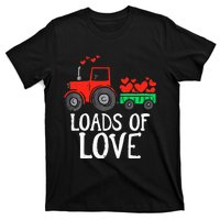 Loads Of Love Tractor Cute Valentines Day T-Shirt