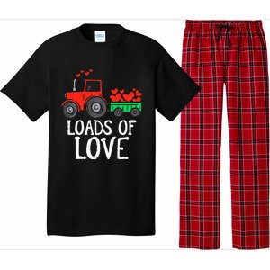 Loads Of Love Tractor Cute Valentines Day Pajama Set