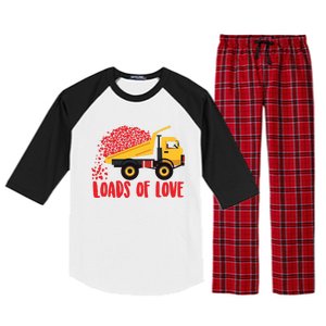 Loads Of Love Cool Construction Funny Gift Raglan Sleeve Pajama Set