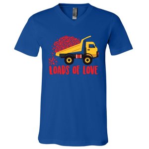 Loads Of Love Cool Construction Funny Gift V-Neck T-Shirt