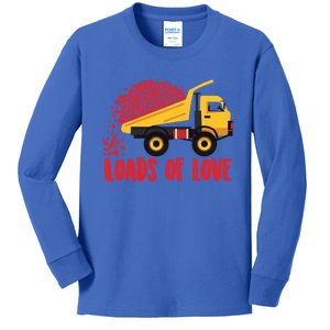 Loads Of Love Cool Construction Funny Gift Kids Long Sleeve Shirt