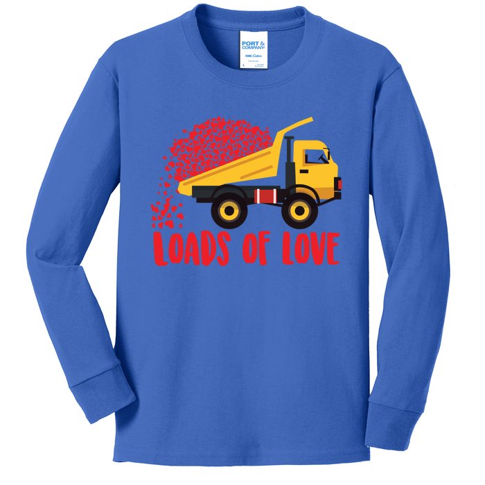 Loads Of Love Cool Construction Funny Gift Kids Long Sleeve Shirt