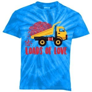 Loads Of Love Cool Construction Funny Gift Kids Tie-Dye T-Shirt