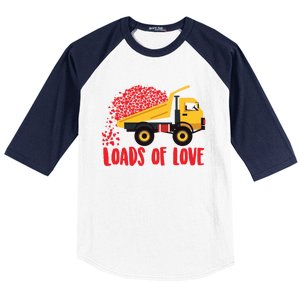 Loads Of Love Cool Construction Funny Gift Baseball Sleeve Shirt