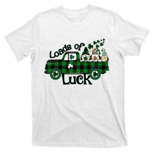 Loads Of Luck St Patrick's Day Lucky Gnome Truck T-Shirt