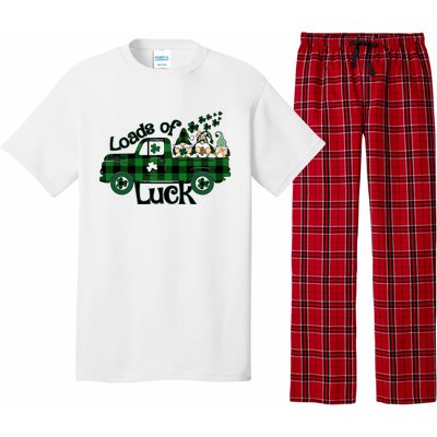 Loads Of Luck St Patrick's Day Lucky Gnome Truck Pajama Set