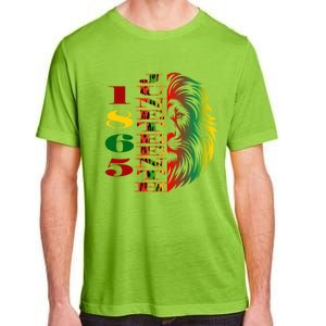 Lion Of Liberation And Freedom 1865 Junenth Ecipation Great Gift Adult ChromaSoft Performance T-Shirt