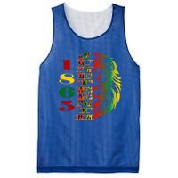 Lion Of Liberation And Freedom 1865 Junenth Ecipation Great Gift Mesh Reversible Basketball Jersey Tank