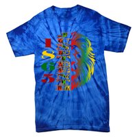 Lion Of Liberation And Freedom 1865 Junenth Ecipation Great Gift Tie-Dye T-Shirt