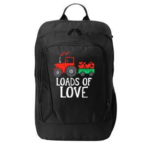 Loads Of Love Tractor Cute Valentines Day Truck Boy City Backpack