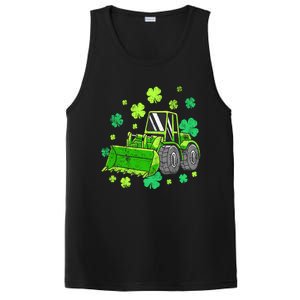 Loads Of Luck Tractor Boy St Patricks Day PosiCharge Competitor Tank