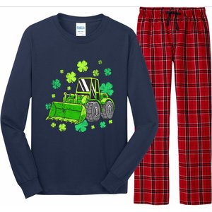 Loads Of Luck Tractor Boy St Patricks Day Long Sleeve Pajama Set