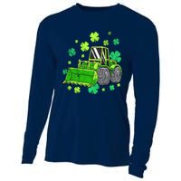 Loads Of Luck Tractor Boy St Patricks Day Cooling Performance Long Sleeve Crew