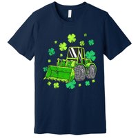 Loads Of Luck Tractor Boy St Patricks Day Premium T-Shirt