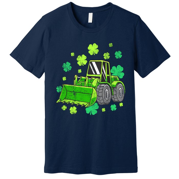 Loads Of Luck Tractor Boy St Patricks Day Premium T-Shirt