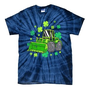 Loads Of Luck Tractor Boy St Patricks Day Tie-Dye T-Shirt