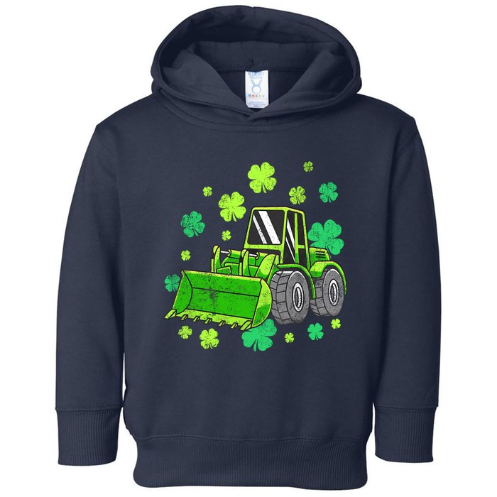 Loads Of Luck Tractor Boy St Patricks Day Toddler Hoodie