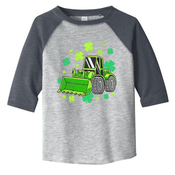 Loads Of Luck Tractor Boy St Patricks Day Toddler Fine Jersey T-Shirt