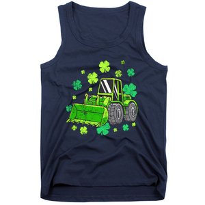 Loads Of Luck Tractor Boy St Patricks Day Tank Top