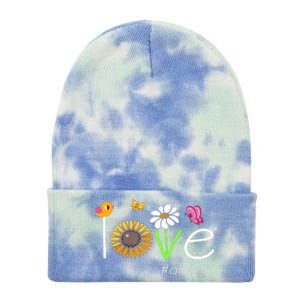 Love Oma Life Cute Matching Family Tie Dye 12in Knit Beanie