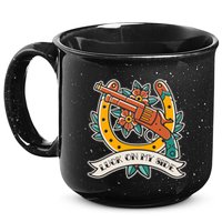 Luck On My Side Gun 15oz Campfire Ceramic Mug