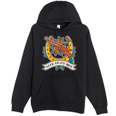 Luck On My Side Gun Premium Pullover Hoodie